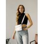 Жіноча сумка через плече Sambag Rose біла
