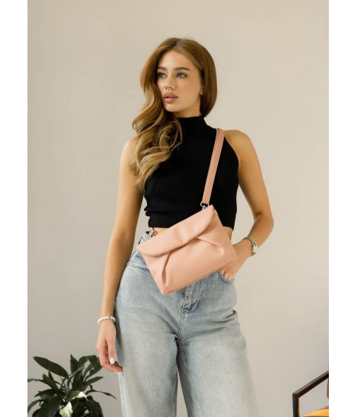 Жіноча сумка через плече Sambag Rose пудра Жіноча сумка через плече Sambag Rose пудра