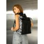 Женский рюкзак Sambag Roll Top One черный принт "Zebra"