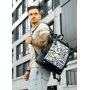 Рюкзак мужской Sambag RollTop Hacking черный принт "Zebra" Рюкзак мужской Sambag RollTop Hacking черный принт "Zebra"