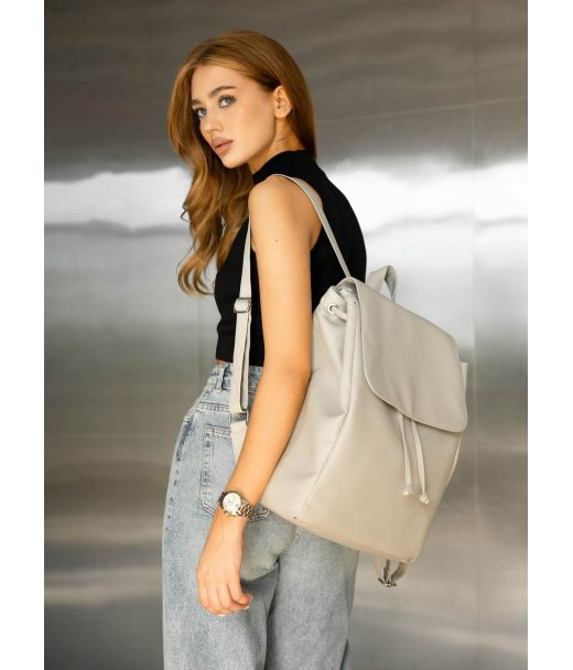 Жіночий рюкзак Sambag Loft LN сірий шовк Жіночий рюкзак Sambag Loft LN сірий шовк