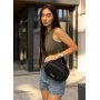 Сумка через плечо женская бананка Sambag Flex черная