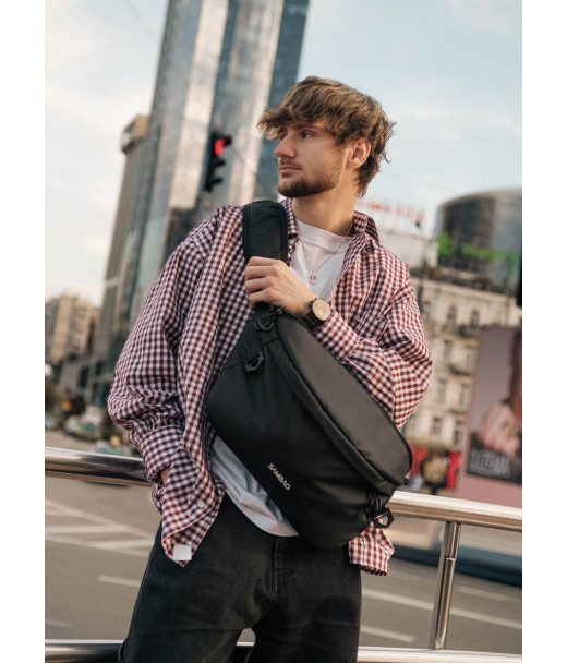 Чоловіча cумка-бананка під ноутбук Sambag Urban Laptop Чоловіча cумка-бананка під ноутбук Sambag Urban Laptop