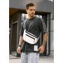 Чоловіча сумка на пояс бананка Sambag Tirso біла