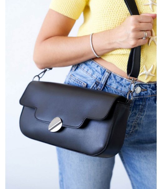 Стильна жіноча сумочка «Gigi» чорна WeLassie