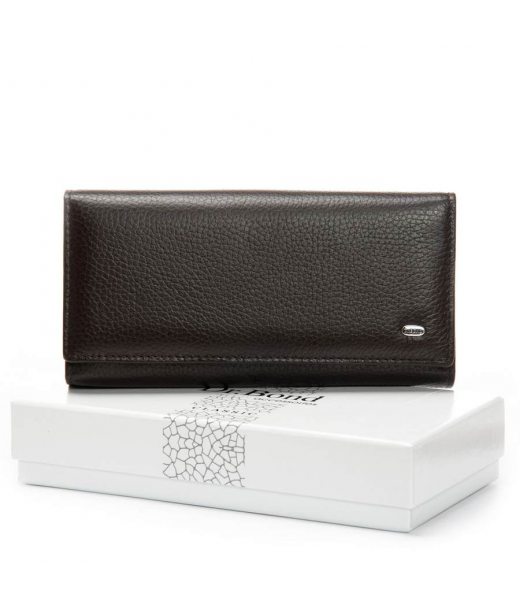 Гаманець Шкіряний Жіночий Classic DR. BOND W46-2 coffee