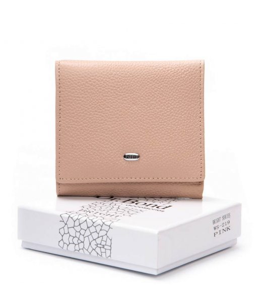 Гаманець Bright Жіноча шкіра DR. BOND WS-219 pink Гаманець Bright Жіноча шкіра DR. BOND WS-219 pink
