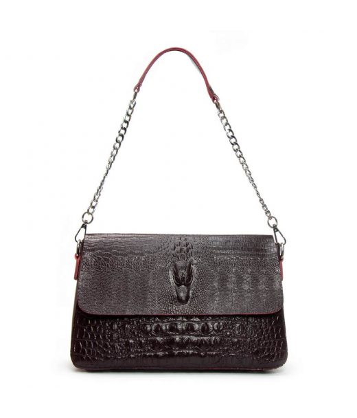 Сумка Шкіряна Жіноча Класична ALEX RAI 9346 bordo Сумка Шкіряна Жіноча Класична ALEX RAI 9346 bordo