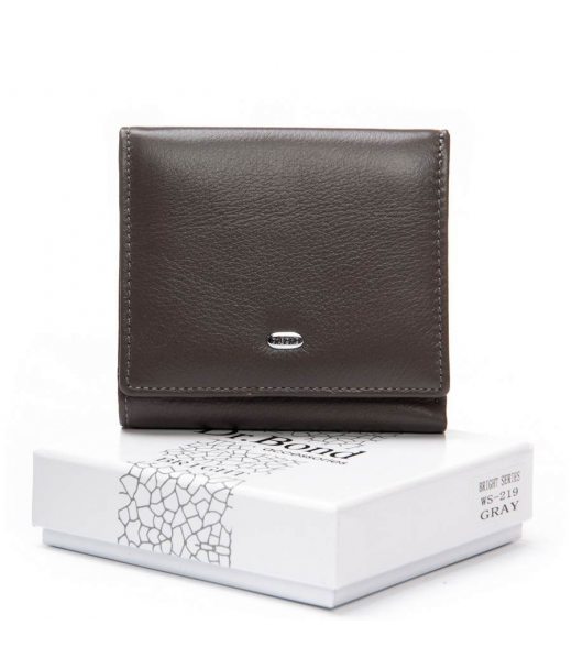 Гаманець Bright Жіноча шкіра DR. BOND WS-219 gray Гаманець Bright Жіноча шкіра DR. BOND WS-219 gray