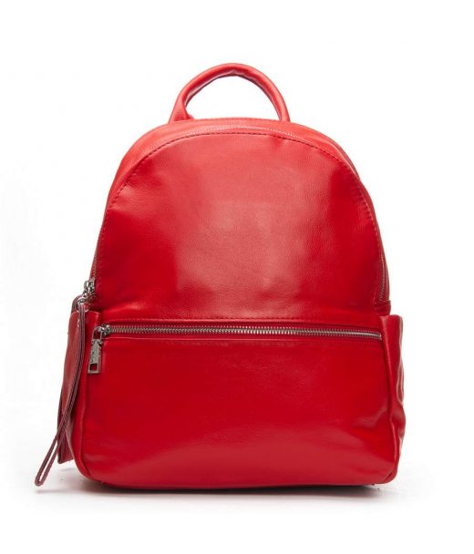 Сумка Женская Рюкзак кожа ALEX RAI 95517-9 red