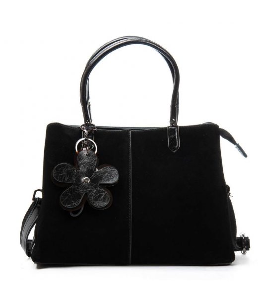 Сумка Женская Классическая замш ALEX RAI 385 black Сумка Женская Классическая замш ALEX RAI 385 black