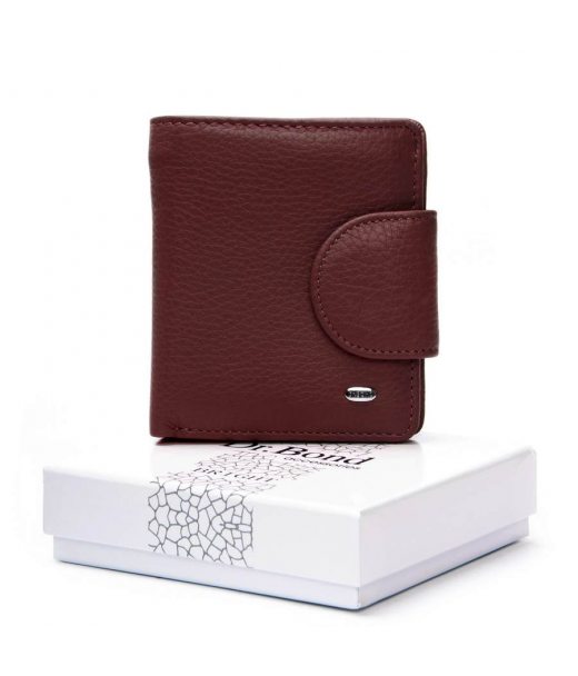 Гаманець Bright Жіноча шкіра DR. BOND WS-415-1 wine red Гаманець Bright Жіноча шкіра DR. BOND WS-415-1 wine red