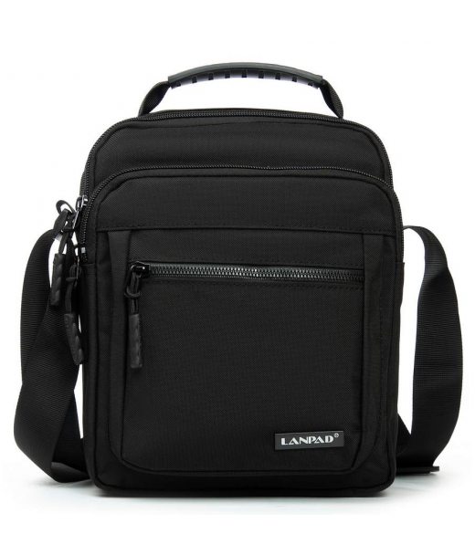 Сумка Чоловіча Планшет нейлон Lanpad 85028 black Сумка Чоловіча Планшет нейлон Lanpad 85028 black