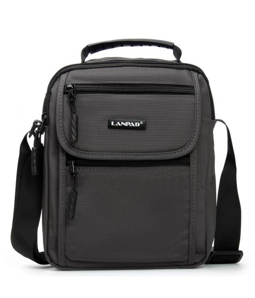 Сумка Чоловіча Планшет нейлон Lanpad A0937 gray Сумка Чоловіча Планшет нейлон Lanpad A0937 gray