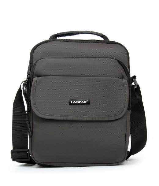 Сумка Чоловіча Планшет нейлон Lanpad A45010 gray Сумка Чоловіча Планшет нейлон Lanpad A45010 gray