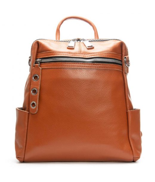 Сумка Женская Рюкзак кожа ALEX RAI 8781-9 camel Сумка Женская Рюкзак кожа ALEX RAI 8781-9 camel