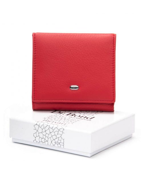 Гаманець Bright Жіноча шкіра DR. BOND WS-219 red Гаманець Bright Жіноча шкіра DR. BOND WS-219 red