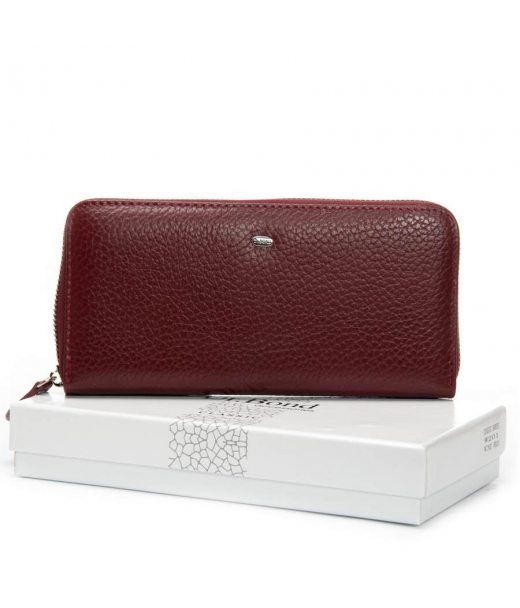 Гаманець Шкіряний Жіночий Classic DR. BOND W201 wine red Гаманець Шкіряний Жіночий Classic DR. BOND W201 wine red