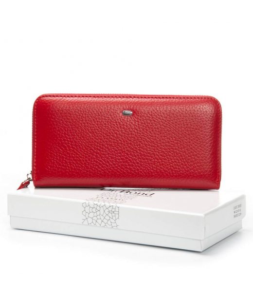 Гаманець Шкіряний Жіночий Classic DR. BOND W201 red Гаманець Шкіряний Жіночий Classic DR. BOND W201 red