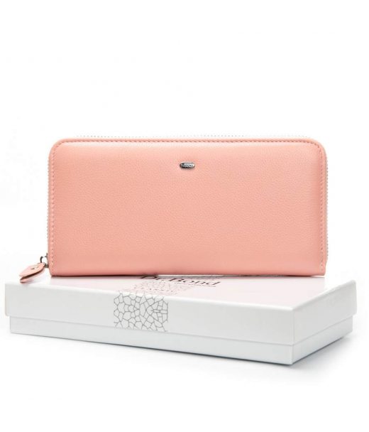 Гаманець Шкіряний Жіночий Classic DR. BOND W201 pink purple Гаманець Шкіряний Жіночий Classic DR. BOND W201 pink purple