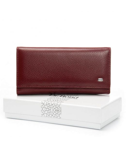 Гаманець Шкіряний Жіночий Classic DR. BOND W46 wine red Гаманець Шкіряний Жіночий Classic DR. BOND W46 wine red