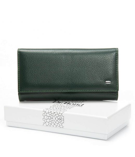 Кошелек Classic Женский кожа DR. BOND W46 green
