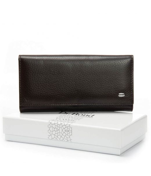 Гаманець Шкіряний Жіночий Classic DR. BOND W46 coffee Гаманець Шкіряний Жіночий Classic DR. BOND W46 coffee
