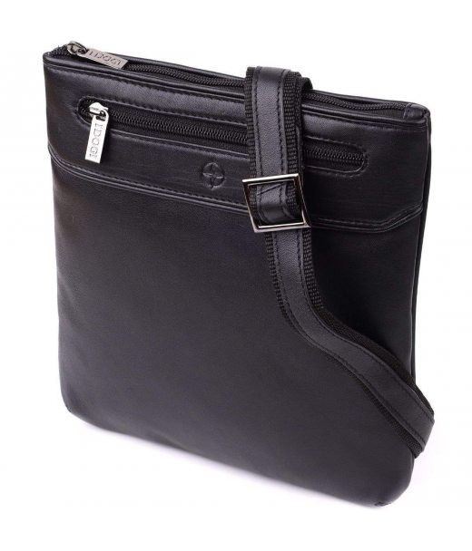 Чоловіча сумка через плече з натуральної шкіри Tony Perotti 20881_1 (6045 nero) Чорний