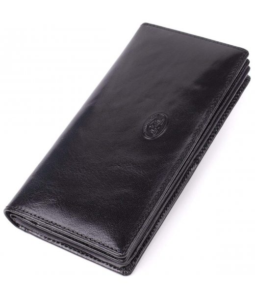 Красивий жіночий гаманець з натуральної глянсової шкіри Tony Perotti 20892_1 (1902 nero) Чорний Красивий жіночий гаманець з натуральної глянсової шкіри Tony Perotti 20892_1 (1902 nero) Чорний