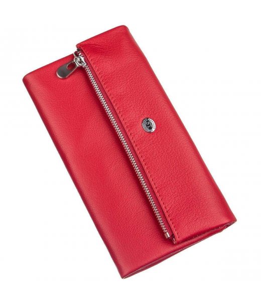 Жіночий шкіряний гаманець ST Leather 20091 Червоний