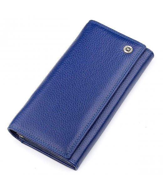 Гаманець жіночий Boston 18484 (S6001B) шкіряний Синій Гаманець жіночий Boston 18484 (S6001B) шкіряний Синій