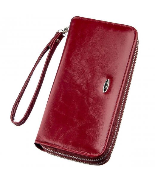 Гаманець жіночий з екошкіри KIVI 19053 Малиновий Гаманець жіночий з екошкіри KIVI 19053 Малиновий
