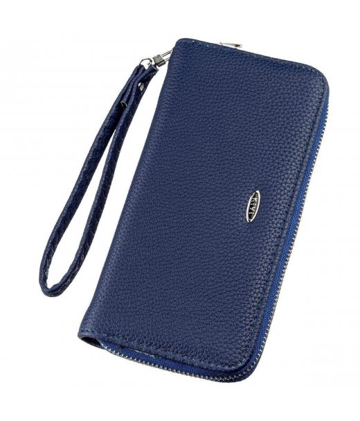 Гаманець жіночий на одну блискавку з екошкіри флотар KIVI 19013 Синій Гаманець жіночий на одну блискавку з екошкіри флотар KIVI 19013 Синій