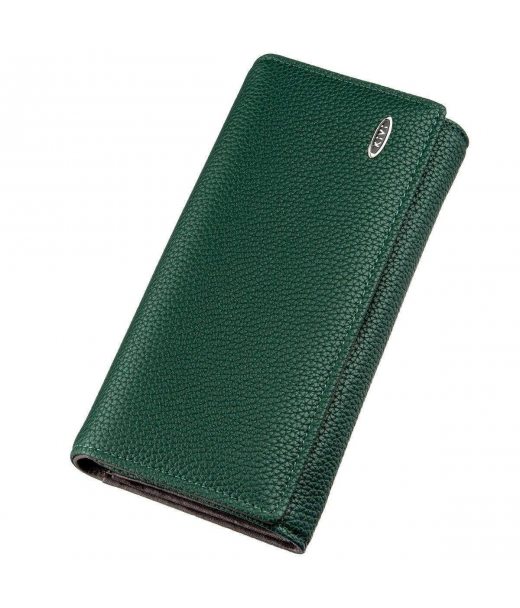 Гаманець жіночий із зернистої екошкіри KIVI 19057 Зелений Гаманець жіночий із зернистої екошкіри KIVI 19057 Зелений