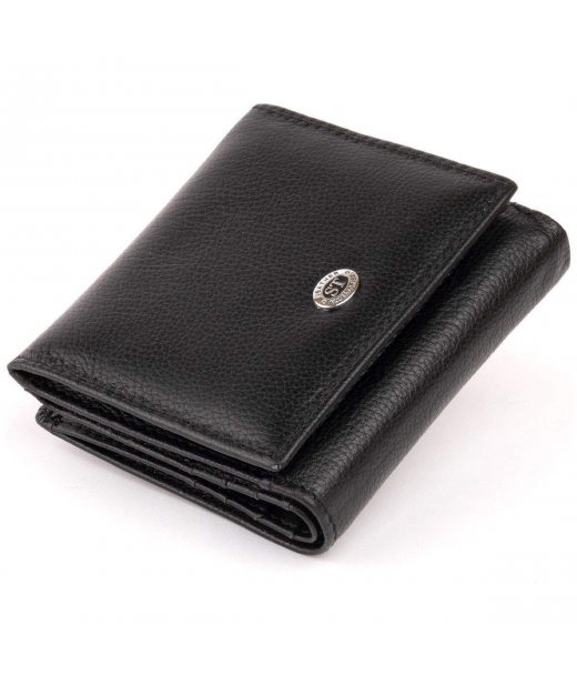 Компактний гаманець жіночий ST Leather 19256 Чорний