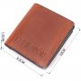 Якісний шкіряний чоловічий гаманець з монетницею Україна GRANDE PELLE 16744 Світло-коричневий