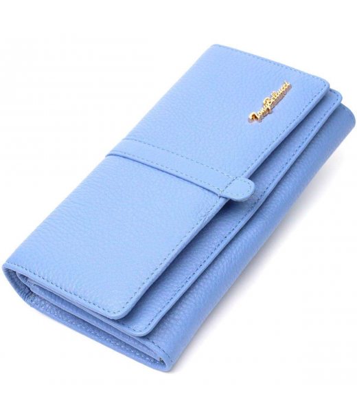 Красивий жіночий гаманець з великою кількістю відділень із натуральної шкіри Tony Bellucci 21962 Блакитний Красивий жіночий гаманець з великою кількістю відділень із натуральної шкіри Tony Bellucci 21962 Блакитний