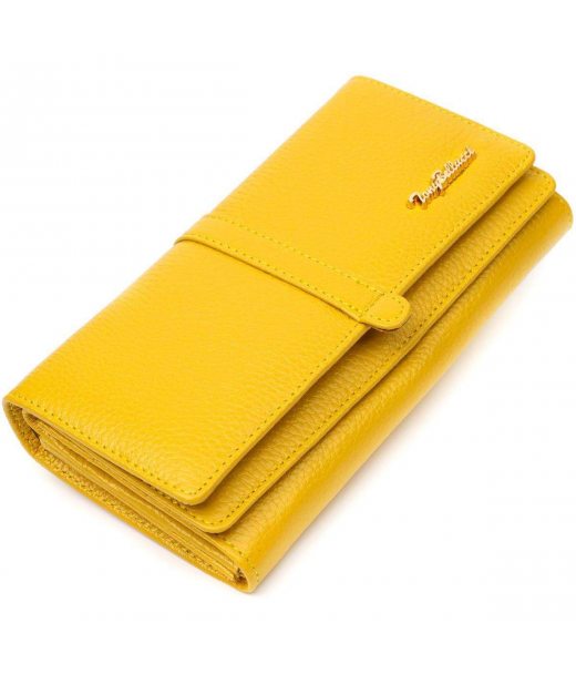 Барвистий жіночий гаманець з великою кількістю відділень із натуральної шкіри Tony Bellucci 21960 Жовтий Барвистий жіночий гаманець з великою кількістю відділень із натуральної шкіри Tony Bellucci 21960 Жовтий