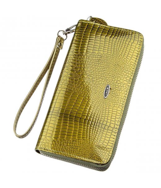 Гаманець жіночий на одну блискавку з екошкіри лаковий хамелеон KIVI 19027 Зелений Гаманець жіночий на одну блискавку з екошкіри лаковий хамелеон KIVI 19027 Зелений