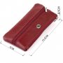 Ключниця-гаманець з кишенькою жіноча ST Leather 19352 Бордова