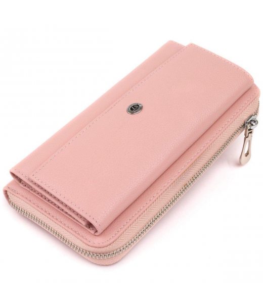 Гаманець пастельний жіночий ST Leather 19297 Рожевий