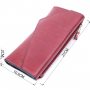 Місткий гаманець із монетницею зовні з натуральної шкіри GRANDE PELLE 11647 Бордовий