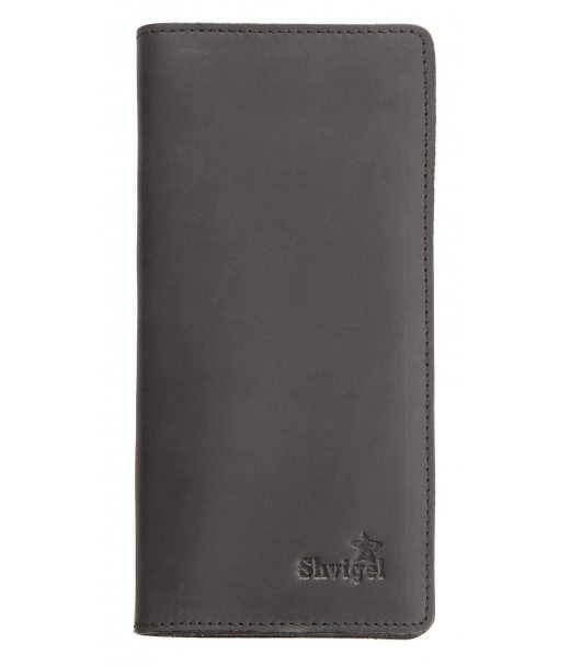 Гаманець SHVIGEL з вінтажній шкіри 13794 Чорний