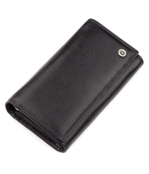 Гаманець жіночий Boston 18489 (S9001B) високоякісна шкіра Чорний Гаманець жіночий Boston 18489 (S9001B) високоякісна шкіра Чорний