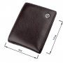 Шкіряний чоловічий гаманець на магніті Boston 18829 Коричневий Шкіряний чоловічий гаманець на магніті Boston 18829 Коричневий