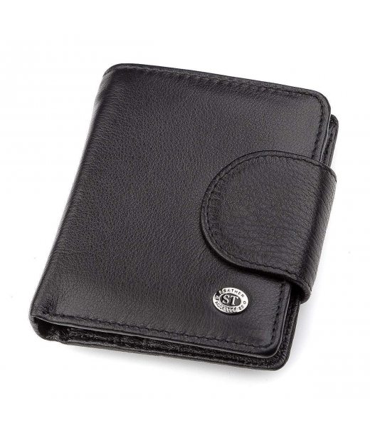 Гаманець жіночий ST Leather 18497 (ST415) шкіряний Чорний