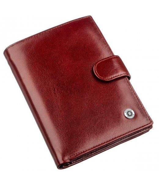 Практичний шкіряний чоловічий гаманець Boston 18818 Коричневий Практичний шкіряний чоловічий гаманець Boston 18818 Коричневий
