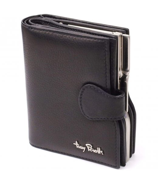 Жіночий вертикальний гаманець з натуральної шкіри Tony Perotti 20842_1 (2656 nero) Чорний Жіночий вертикальний гаманець з натуральної шкіри Tony Perotti 20842_1 (2656 nero) Чорний