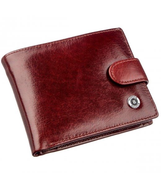 Компактний чоловічий гаманець Boston 18810 Коричневий Компактний чоловічий гаманець Boston 18810 Коричневий