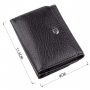 Гаманець для жінок зі шкіри ST Leather 18886 Чорний